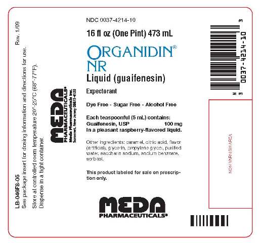 Organidin - 16 fl oz Bottle Label