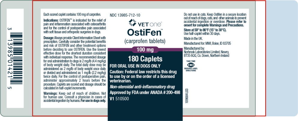 Principal Display Panel – 100 mg Bottle Label
