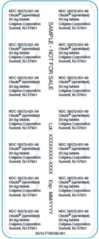 PRINCIPAL DISPLAY PANEL - NDC: 59572-631-99 - Sample 30 mg 28-count Blister Foil