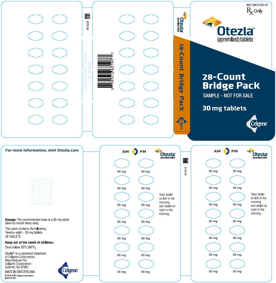 PRINCIPAL DISPLAY PANEL - 30 mg Tablet Sample Bridge Pack - NDC: 59572-631-97