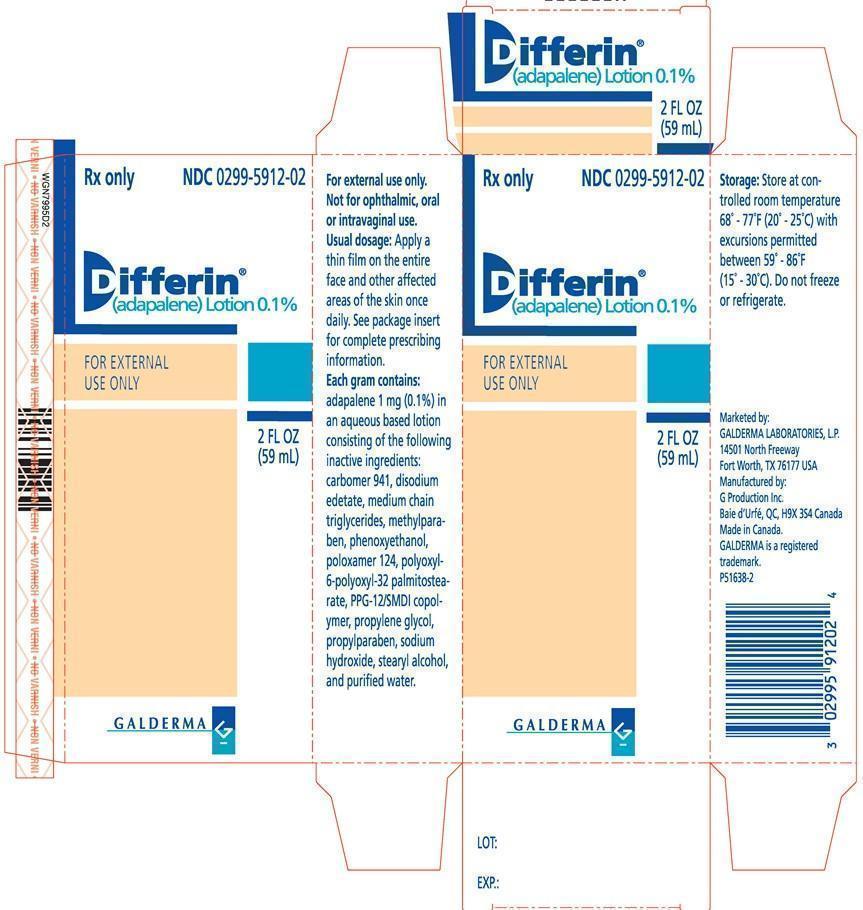 p51638-2 differin lotion 2oz carton label