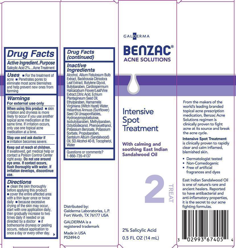 Benzac Intensive Spot Treatment Carton