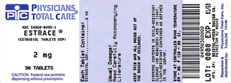 image of 2 mg package label
