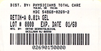 image of 0.1% Gel package label