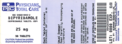 image of package label for 25 mg tablets