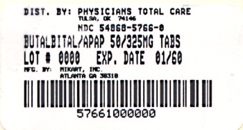 image of 50 mg/325 mg  package label