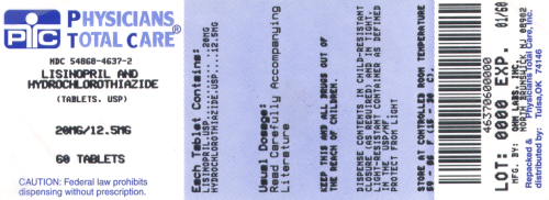 image of package label 20mg_12.5mg_60 ct