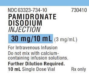 30 mg/10 mL Pamidronate Disodium Vial