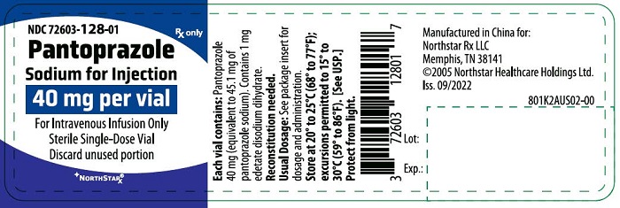 PRINCIPAL DISPLAY PANEL – Pantoprazole Sodium for Injection, 40 mg Vial Label