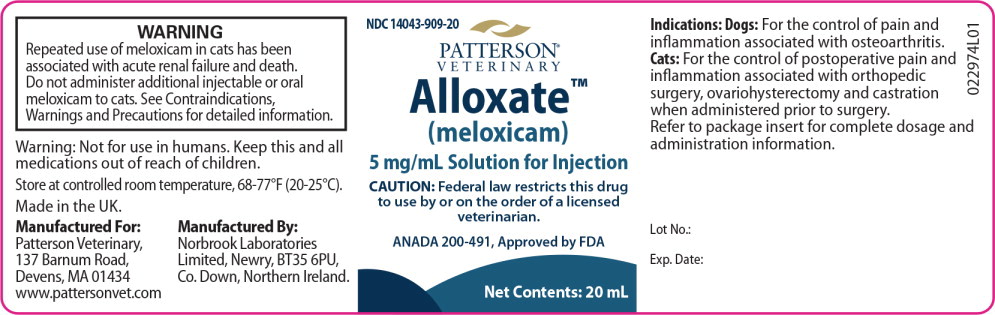 Principal Display Panel - Alloxate Vial Label
