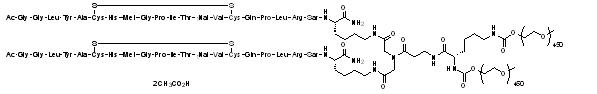 Figure 1:	Structure of peginesatide acetate