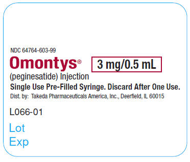 3 mg/0.5 mL Single Use Pre-Filled Syringe Label