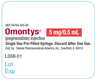 5 mg/0.5 mL Single Use Pre-Filled Syringe Label