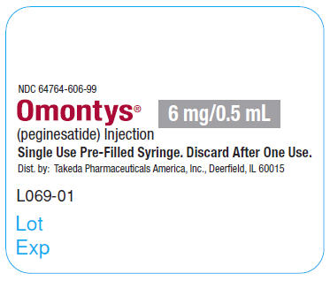 6 mg/0.5 mL Single Use Pre-Filled Syringe Label
