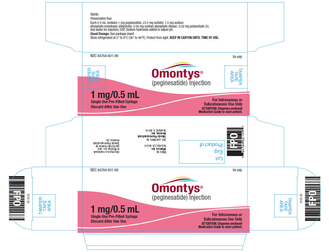 1 mg/0.5 mL Single Use Pre-Filled Syringe Carton Label