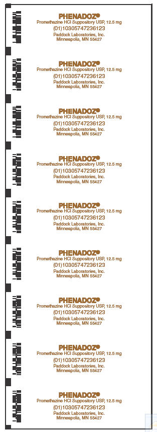 PRINCIPAL DISPLAY PANEL - 12.5 mg Suppository Packet