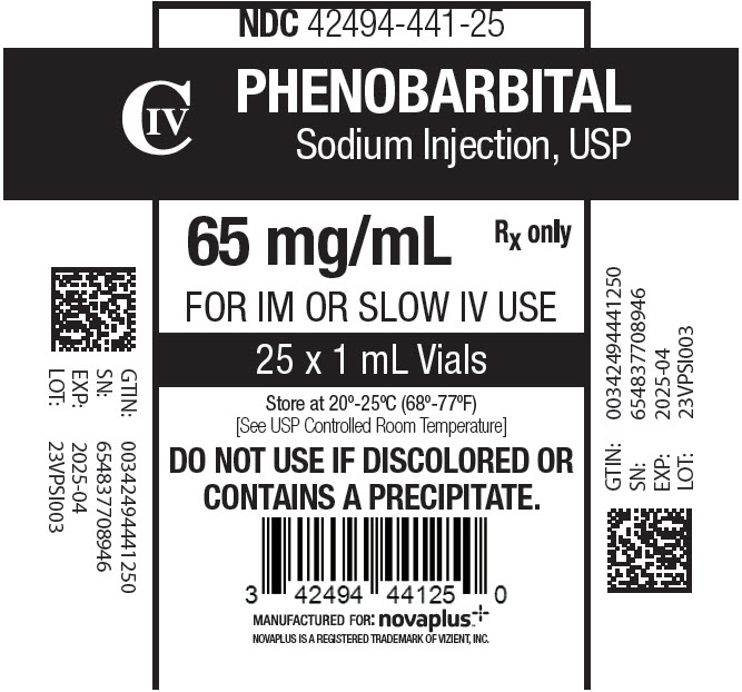 PRINCIPAL DISPLAY PANEL - 65 mg/mL Vial Label