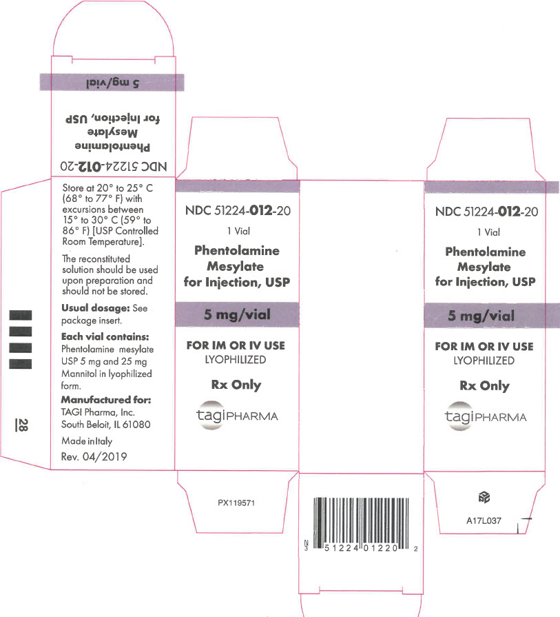 PRINCIPAL DISPLAY PANEL - 5 mg Vial Carton