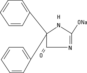 structural formula phenytoin sodium