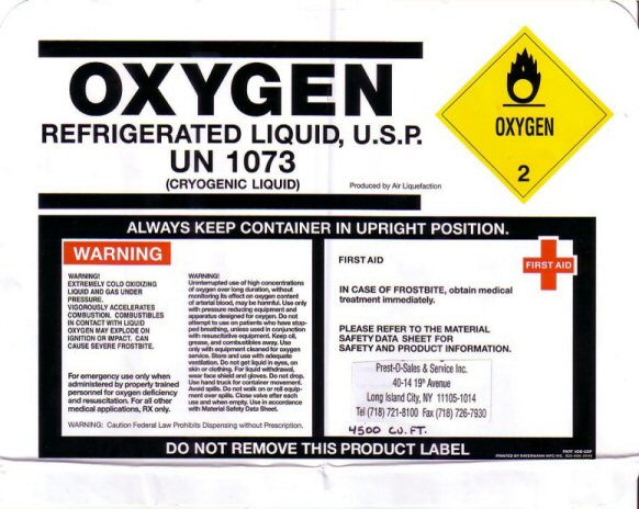 Refrigerated Liquid Label