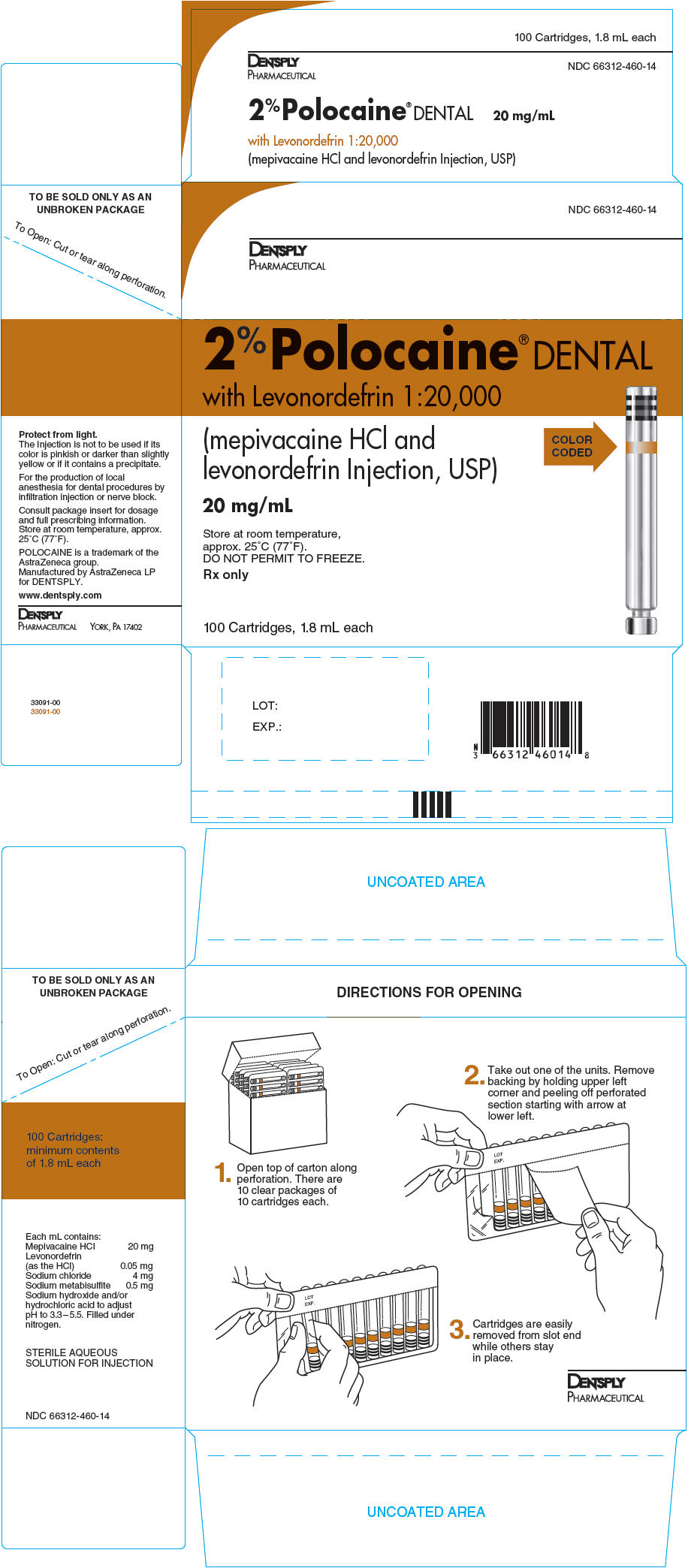PRINCIPAL DISPLAY PANEL - 20 mg/mL Cartridge Carton