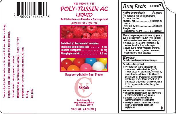 Poly-Tussin AC Packaging
