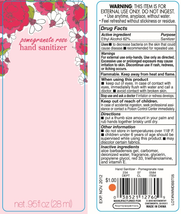 Pomegranate Rose Hand Sanitizer