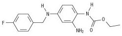Ezogabine chemical structure