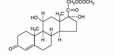 Hydrocortisone-Acetate-structure
