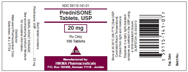 Prednisone Tablets 20 mg