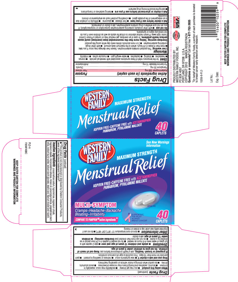 western family menstrual relief