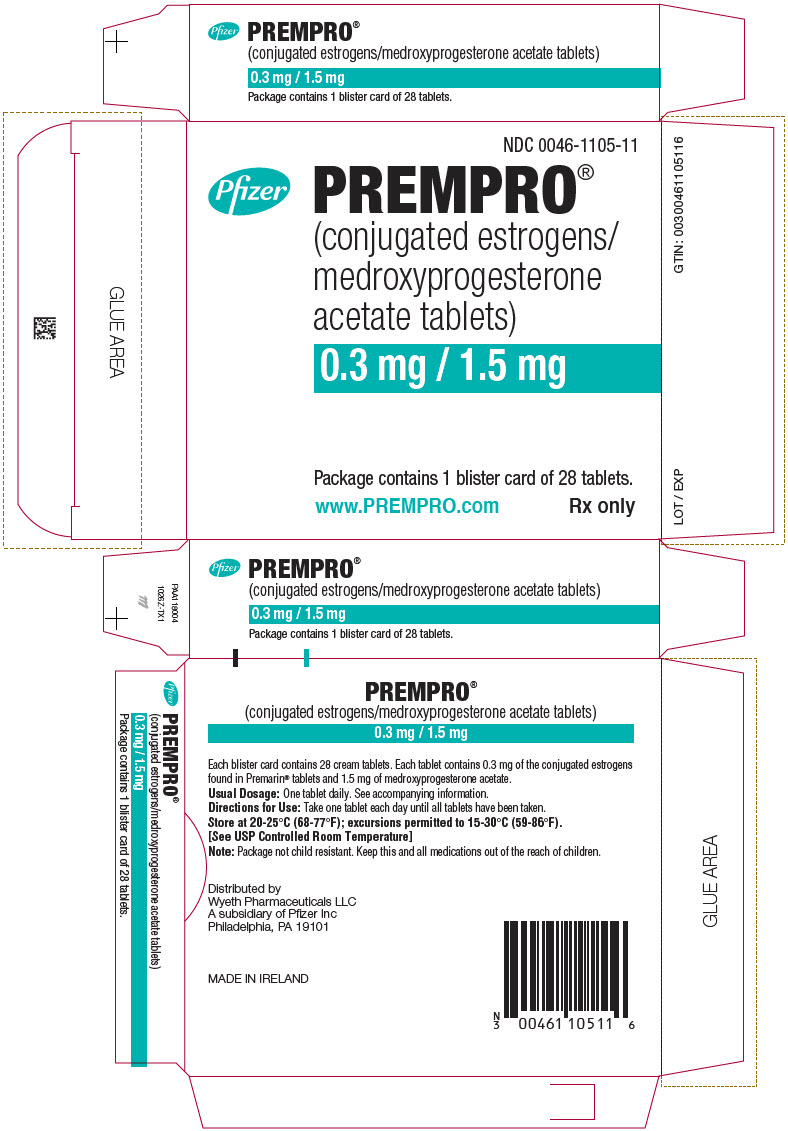Principal Display Panel - 0.3 mg / 1.5 mg Blister Card Carton