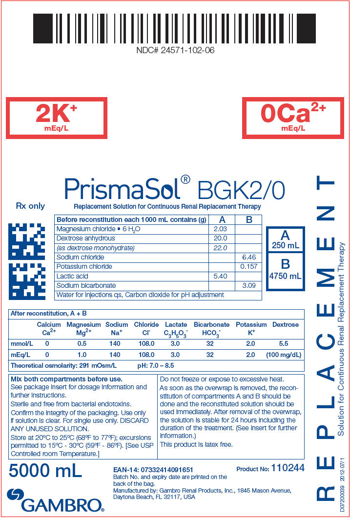 PRINCIPAL DISPLAY PANEL - BGK2/0 Bag Label
