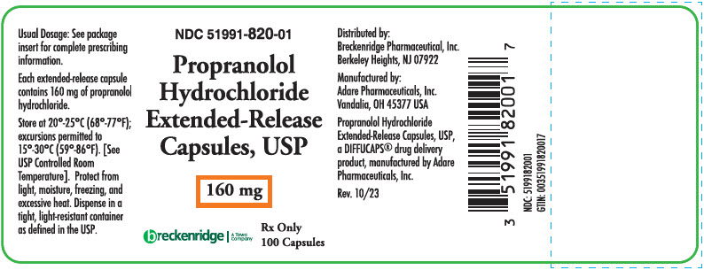 PRINCIPAL DISPLAY PANEL - 160 mg Capsule Bottle Label