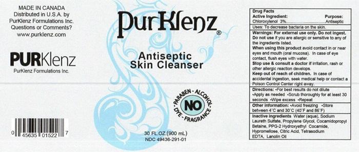 PurKlenz AntisepticSkin 5 Label