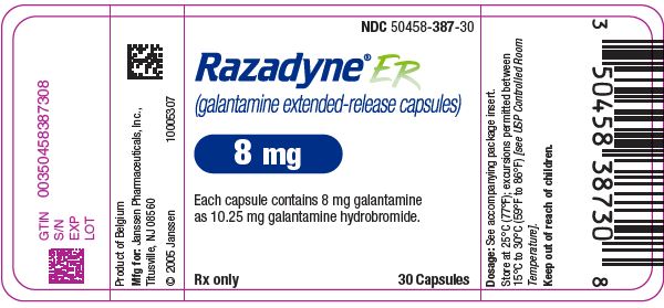 PRINCIPAL DISPLAY PANEL - 8 mg Capsule Bottle Label