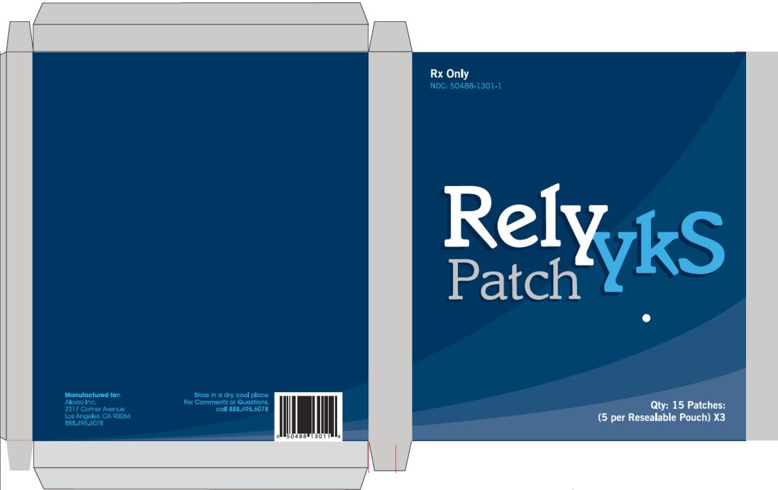 NDC 50488-1301-1
Relyyks Patch
15 Patches
