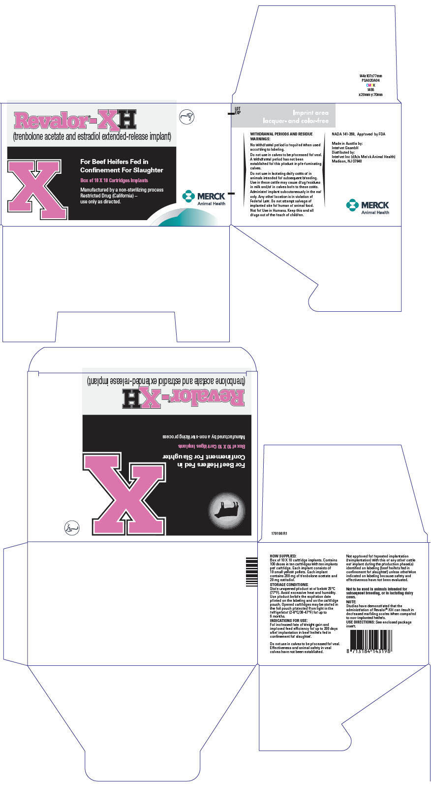 PRINCIPAL DISPLAY PANEL - 10 x 10 Cartridge Implant Carton