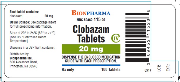 20 mg 100's Label