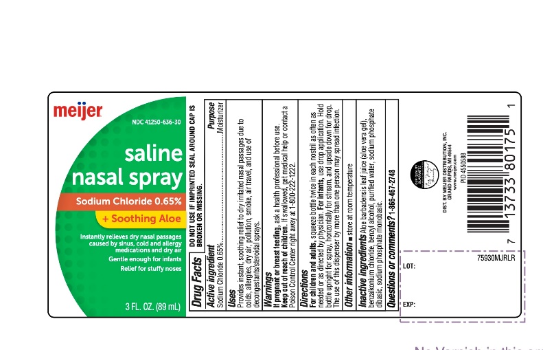 MEIJER Saline Nasal Spray