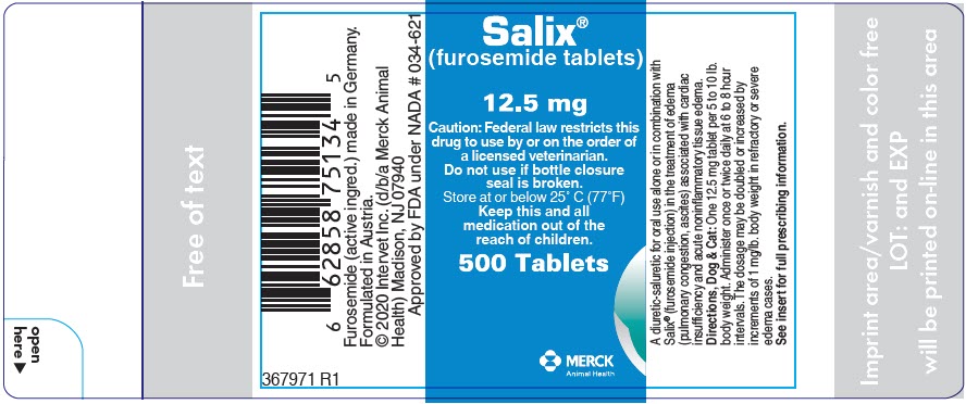 PRINCIPAL DISPLAY PANEL - 12.5 mg Tablet Bottle Label