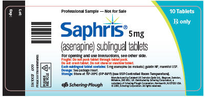Principal Display Panel - 5 mg/10 tablet sample blister pack label