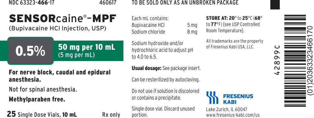 PACKAGE LABEL – PRINCIPAL DISPLAY – Sensorcaine-MPF  10 mL Single Dose Vial Tray Label
