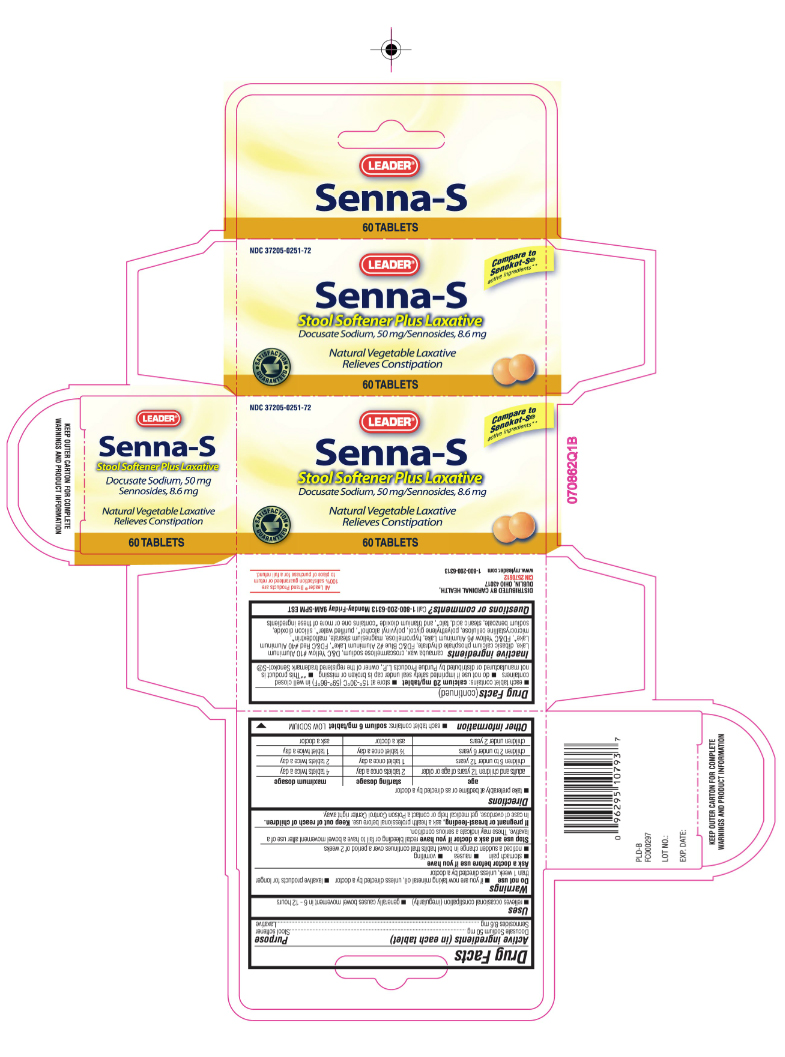 Docusate sodium 50 mg Sennosides 8.6 mg