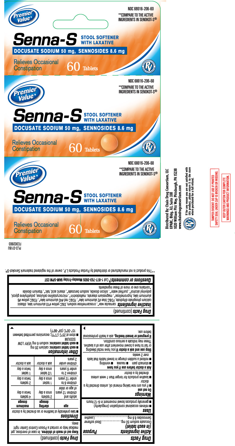 Docusate Sodium 50 mg Sennosides 8.5 mg