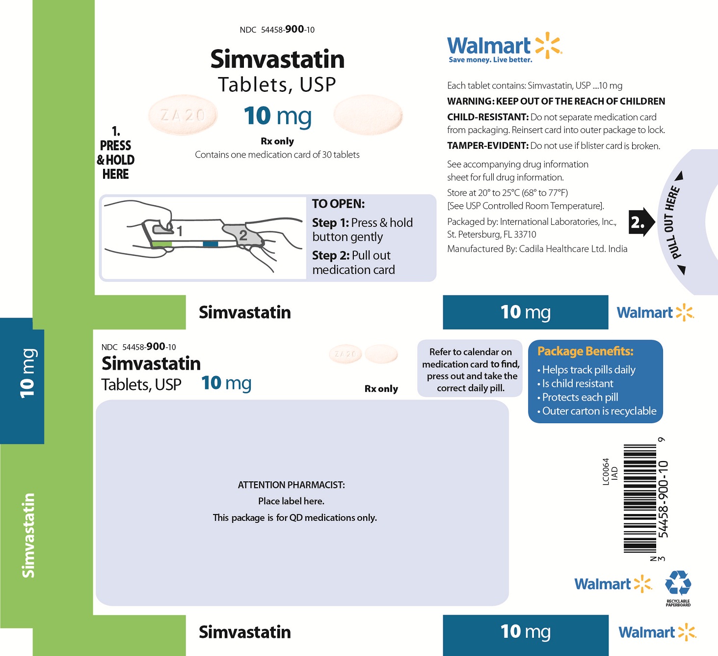 Simvastatin Tablets, USP 10 mg