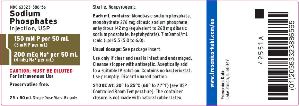 PACKAGE LABEL - PRINCIPAL DISPLAY – Sodium Phosphates Injection, USP 50 mL Tray Label
