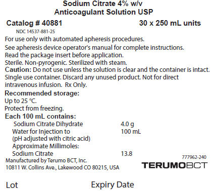 PRINCIPAL DISPLAY PANEL - 250 mL Bag Carton Label