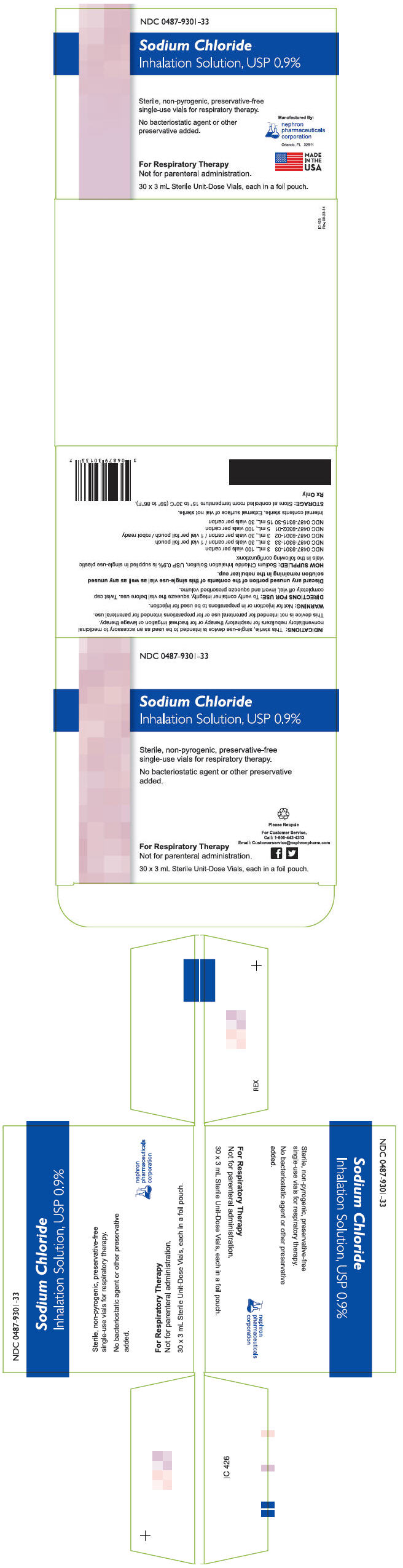 Sodium Chloride Inhalation Solution, USP 0.9% 3 mL