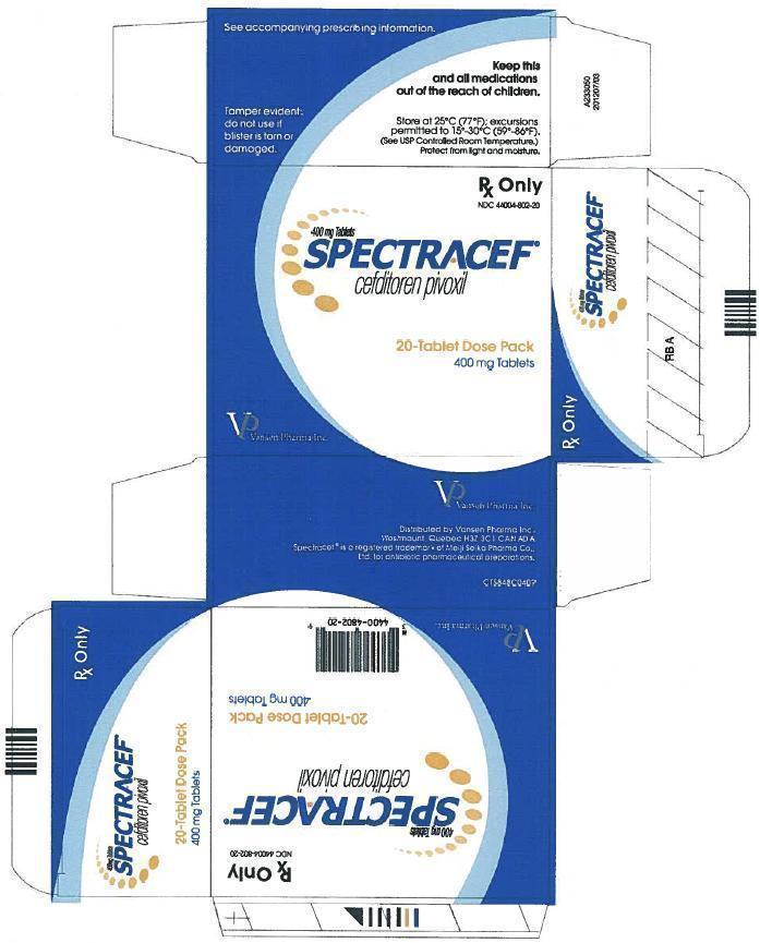 Spectracef 400mg- 20pack